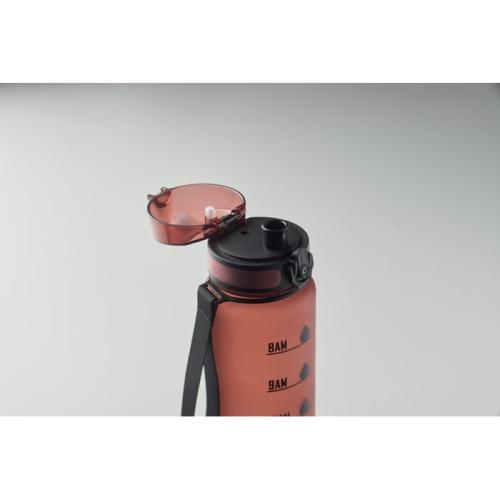 Sportwaterfles RPET 1L Isforden mark bordeaux