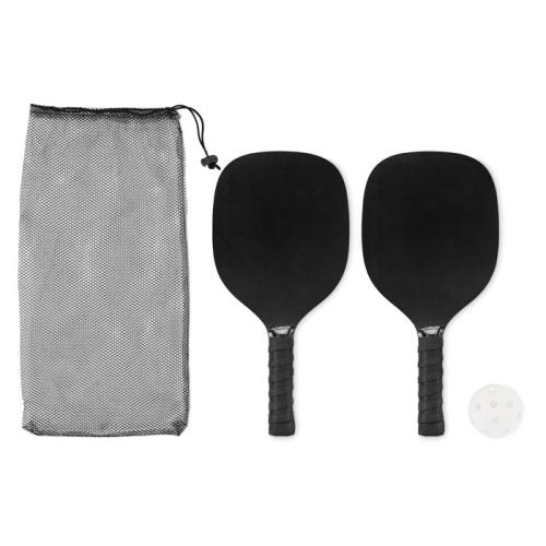 Pickleball peddel set Setty zwart