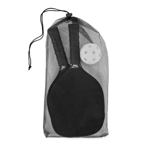 Pickleball peddel set Setty zwart