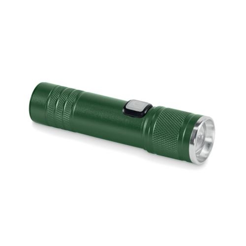Oplaadbare COB zaklamp Flashra donker marinegroen