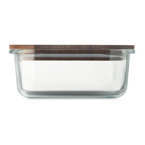 Glazen lunchbox 800 ml Vitrio lunch transparant