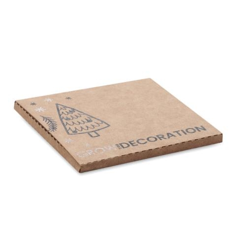 Bolversiering met spar zaden Roseed hout