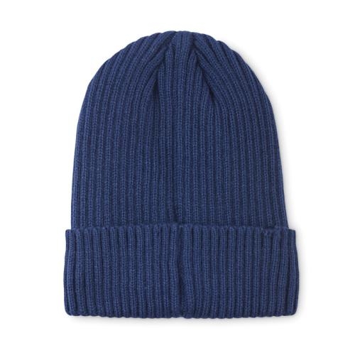 3M gebreide muts met boord Anvik blauw