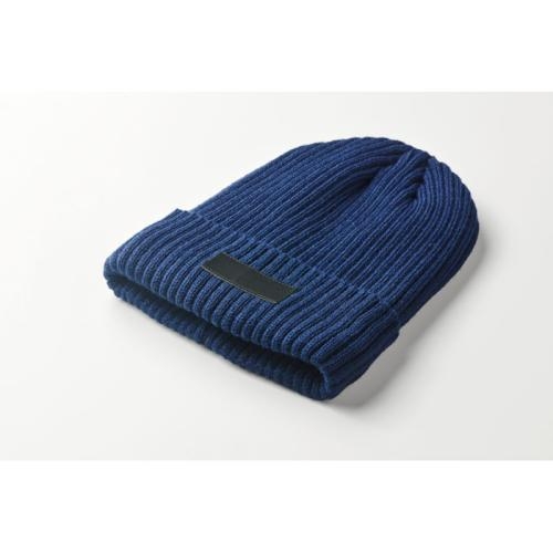 3M gebreide muts met boord Anvik blauw