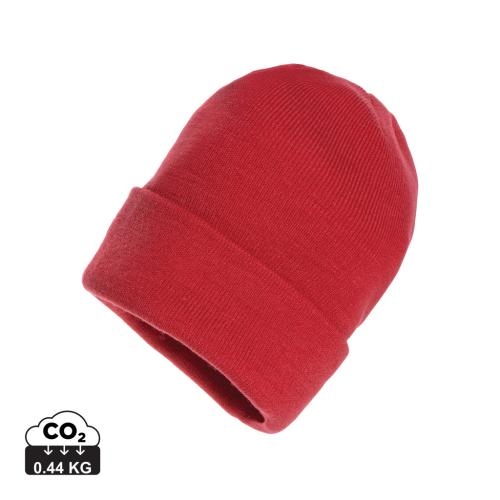 Klassieke omslagbeanie luscious red