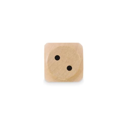 Houten dobbelsteen 3 cm Dadin hout