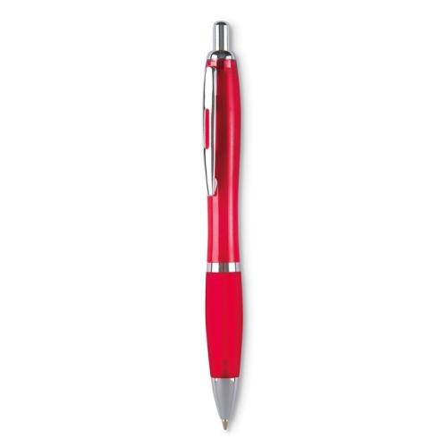 Balpen Riocolour transparant rood