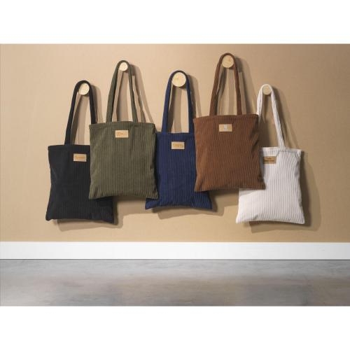 Corduroy draagtas Alfie zwart