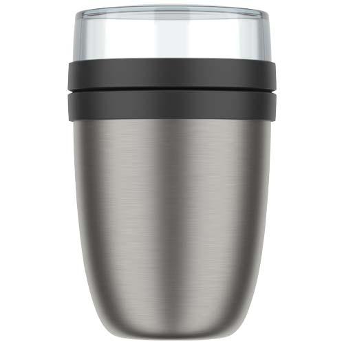 Mepal Ellipse 500+200 ml geïsoleerde lunchpot 2.0 zwart