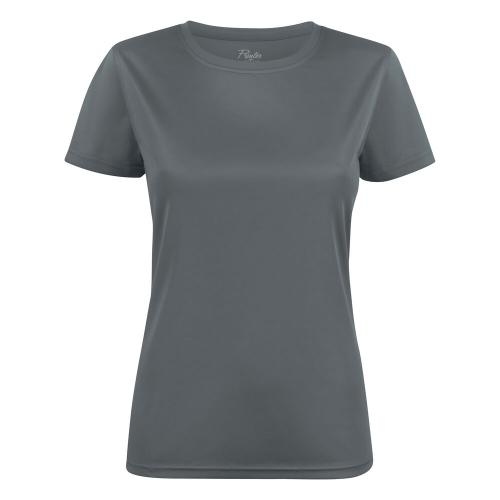 Printer Run T-shirt dames metal,l