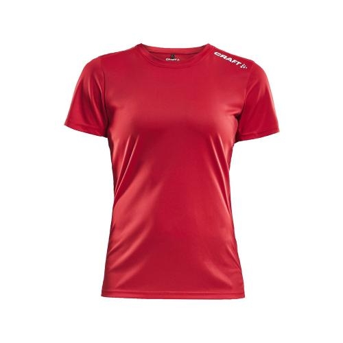 Craft T-shirt Rush dames bright red,l