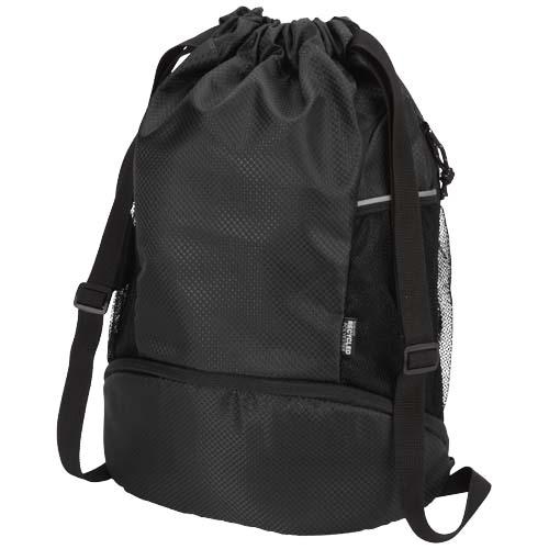 Nomad sporttas met bodemvak zwart
