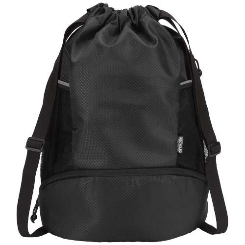 Nomad sporttas met bodemvak zwart