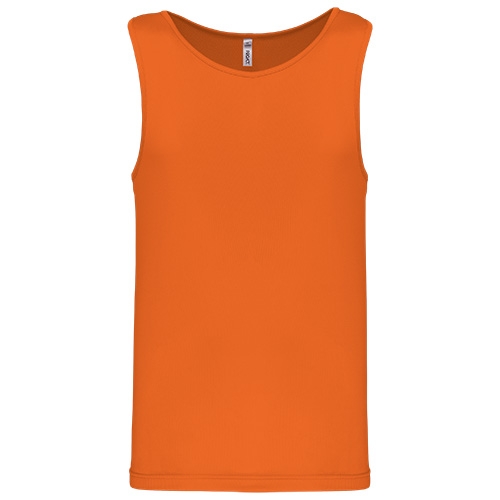 Sporttop sneldrogend Pro-Act heren fluor oranje,2xl