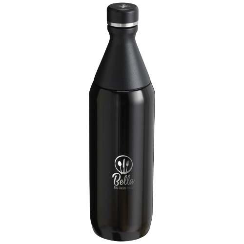 Stanley All Day Slim 600 ml waterfles glanzend zwart