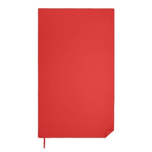 Microvezel handdoek  atoll 70 rood