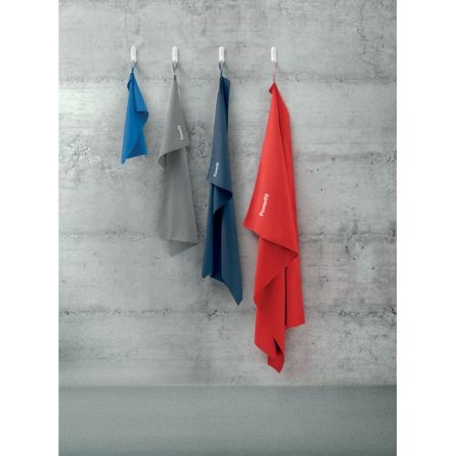 Microvezel handdoek  atoll 100 rood
