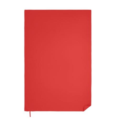 Microvezel handdoek  atoll 100 rood