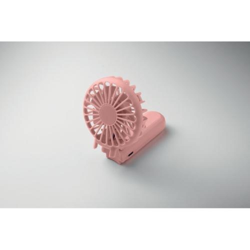 Draagbare vouwventilator Ibera baby pink