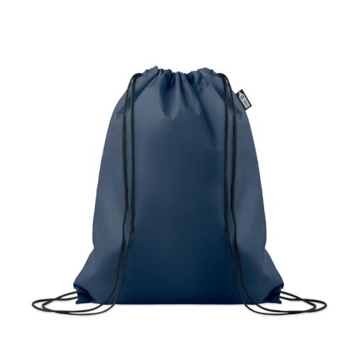 RPET non-woven trekkoordtas Daffy blauw