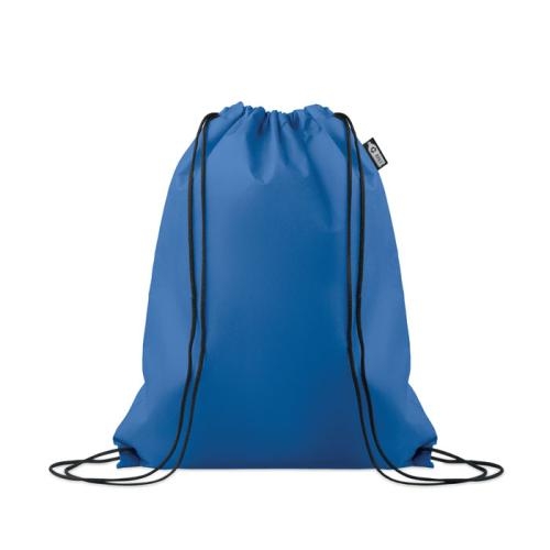 RPET non-woven trekkoordtas Daffy royal blue