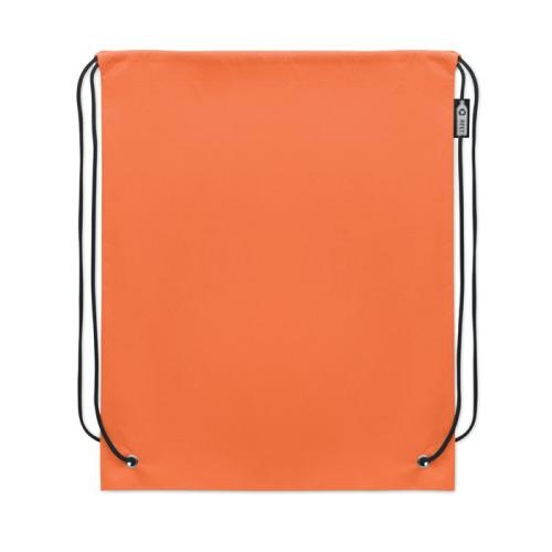 RPET non-woven trekkoordtas Daffy oranje