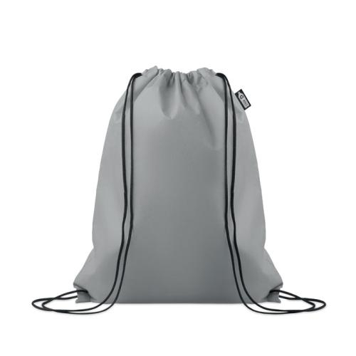 RPET non-woven trekkoordtas Daffy grijs