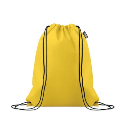 RPET non-woven trekkoordtas Daffy geel