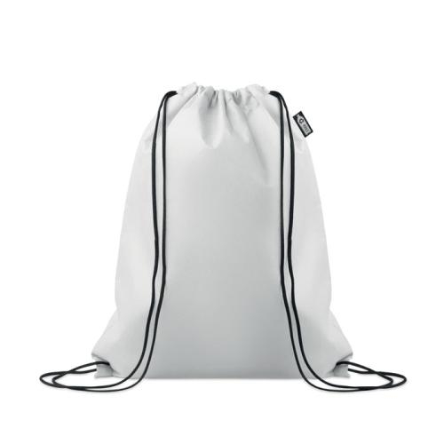 RPET non-woven trekkoordtas Daffy wit