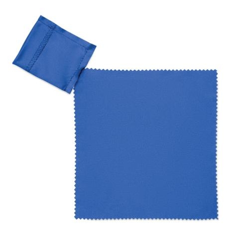 RPET reinigingsdoekje Clear royal blue