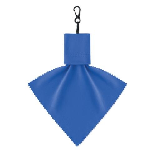 RPET reinigingsdoekje Clear royal blue