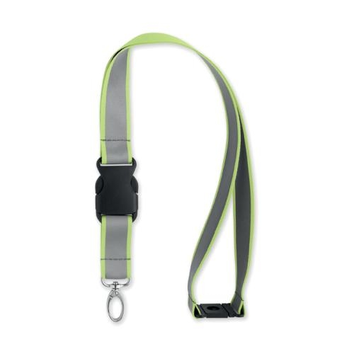 RPET lanyard reflecterend Tosee neon yellow