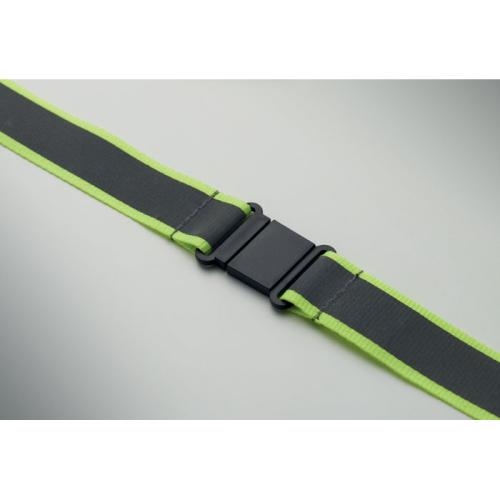 RPET lanyard reflecterend Tosee neon yellow
