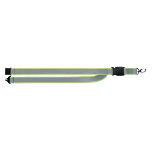 RPET lanyard reflecterend Tosee neon yellow