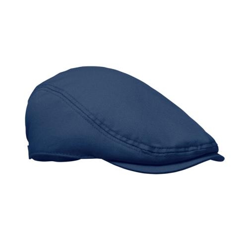 Newsboy platte pet Flat peak blauw