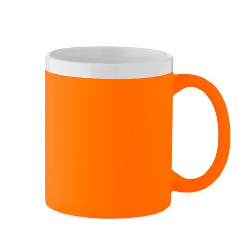 Keramische mok 300 ml Mugiva neon oranje