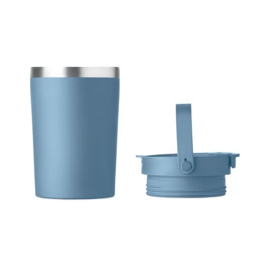 Dubbelwandige beker 350 ml Cozycup petrol