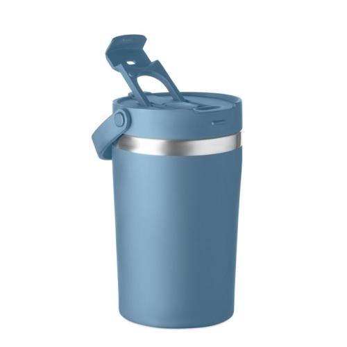 Dubbelwandige beker 350 ml Cozycup petrol