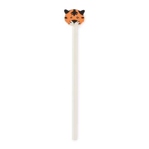 Houten potlood dierenvorm Circo wit