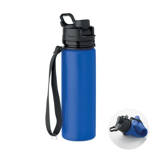 Opvouwbare siliconen sportfles Lett royal blue