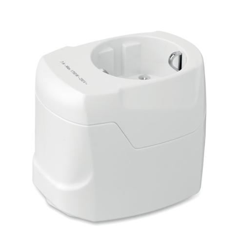 3-polige wereldstekker SKROSS® PRO wit