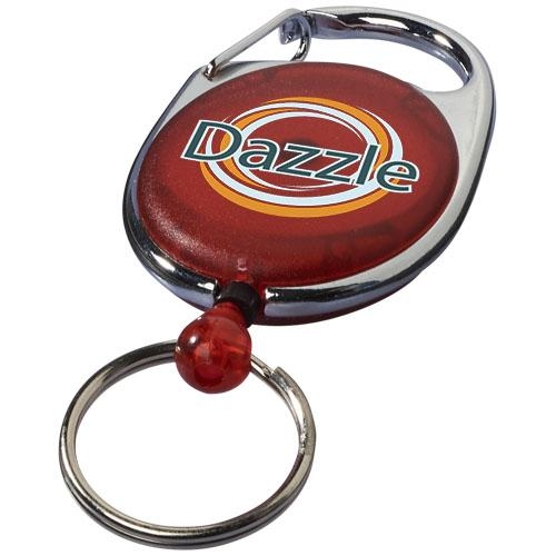 Gerlos sleutelhanger en rollerclip rood