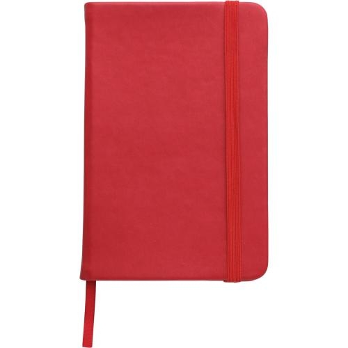 Full colour A6-notitieboekje Dita rood