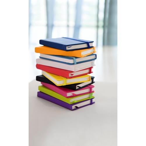 Full colour A6-notitieboekje Dita blauw