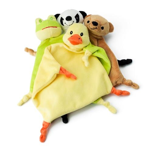 Zacht knuffeldoekje geel