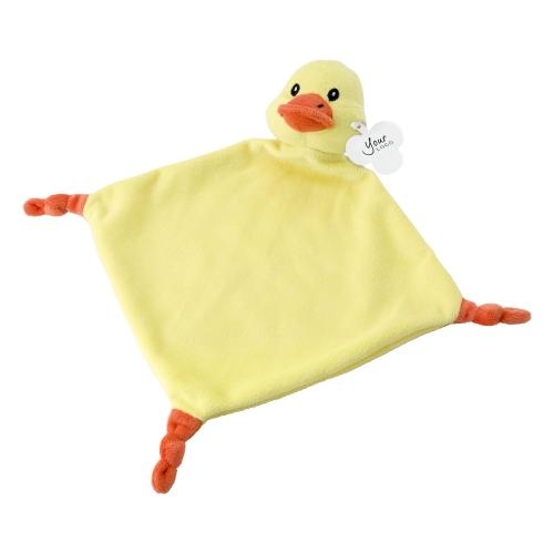 Zacht knuffeldoekje geel