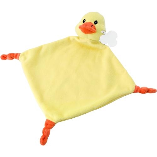 Zacht knuffeldoekje geel