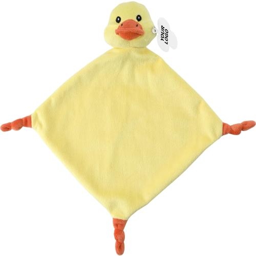 Zacht knuffeldoekje geel
