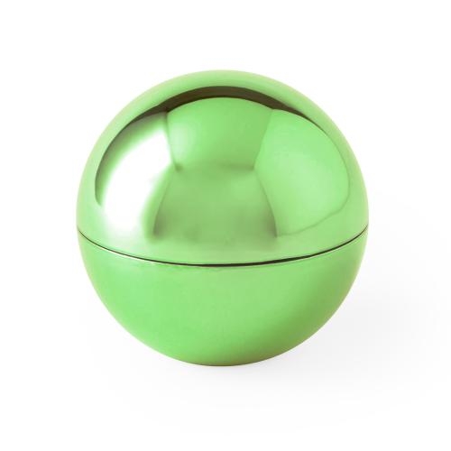 Bol met lippenbalsem groen