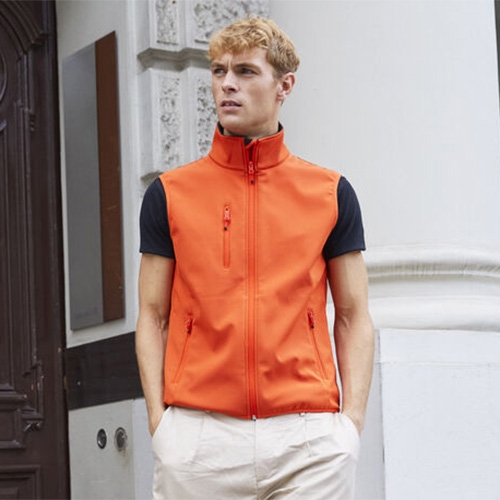 Classic softshell vest donkergrijs,2xl